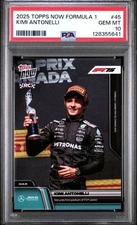 2025 Topps Now Formula 1 Kimi Antonelli Rookie #45 PSA 10