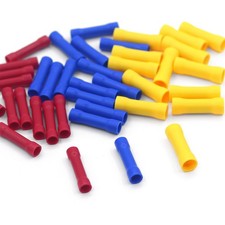 100-500PCS 22-10 AWG Wire Butt Connectors Vinyl Car Radio Terminals US