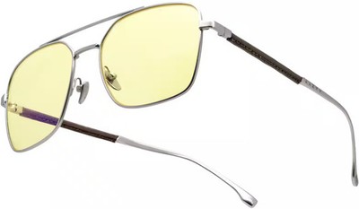 GUNNAR - Witcher White Wolf Computer Glasses with Blue Light Reduction, Amber...
