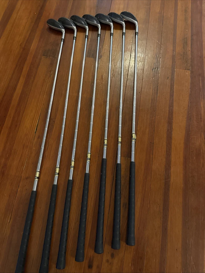 Paquete de palos de golf híbridos Select 5000 Power Play diestro para hombre 3-9 eje de acero regular Foto 2 de 4