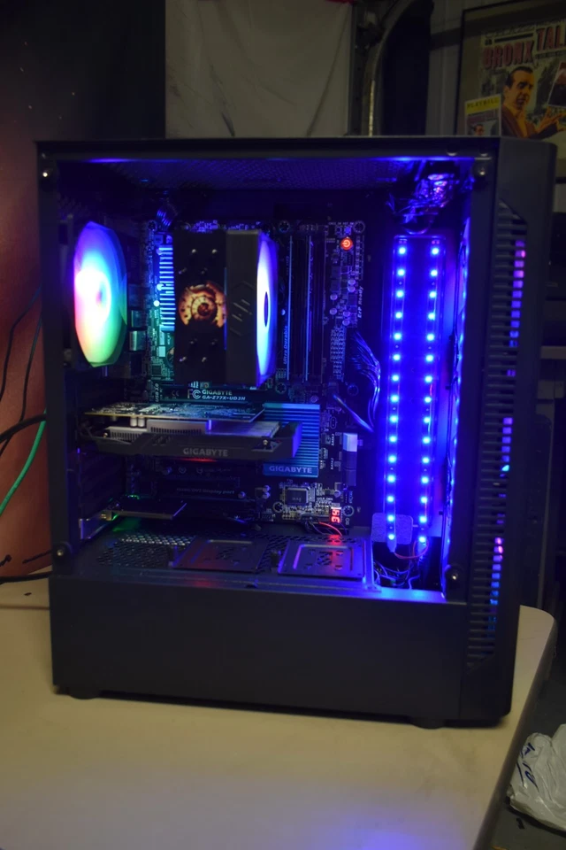 PC para juegos Intel I 7 16 RAM RTX 1650 1 TB M.2+ 500 GBHHD 600 vatios PSU Wi-fi Foto 3 de 4