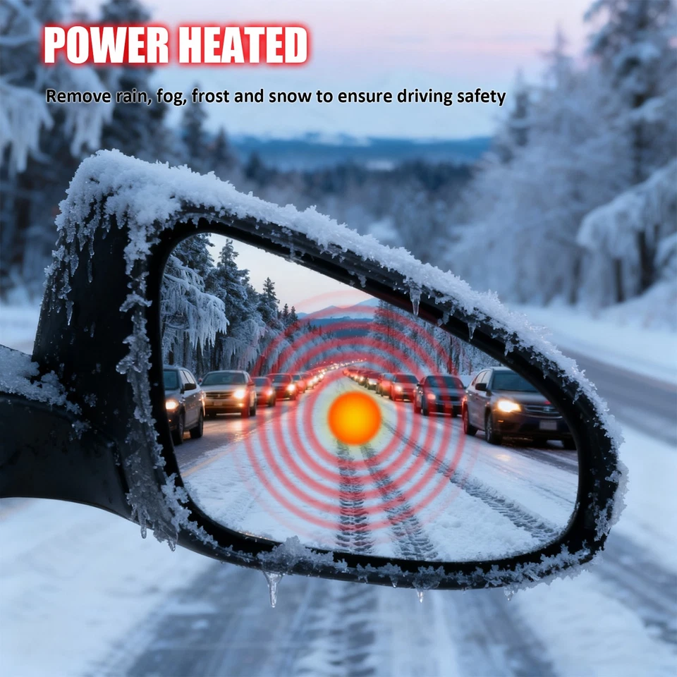 Espejo retrovisor eléctrico térmico con intermitente izquierdo y derecho para Toyota Corolla 2014-2019 Foto 4 de 4