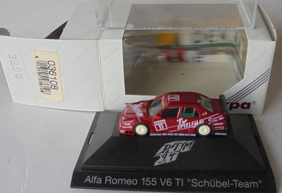 Alfa Romeo 155 V6 TI DTM 1994 ミニカー Alfa Romeo 155 V6 DTM 1994 Danner #11 1/87 Plastic Herpa Mint in