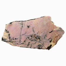 Rhodonite Slab - Bubblegum Pink with Black Dendrites - Old Stock