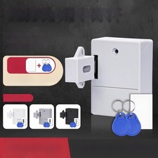 Card Swipe Operated Drawer Lock No Drilling Required for Home Office Storage