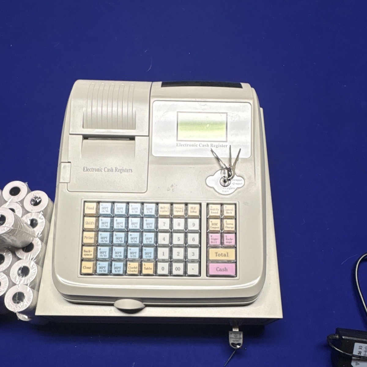 Electronic Cash Register レジスター Amazon.com: Electronic Cash Register, 48 Keys POS Casher w/Drawer