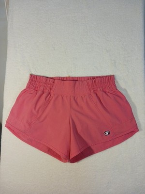 Champion Women's Shorts Corall Polyester Spandex Athletic Actiwear  Sport Size M