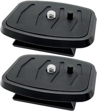 2 Pack 35 mm Tripod Quick Release Plate Camera Tripod Mount Adapter, QR Camera