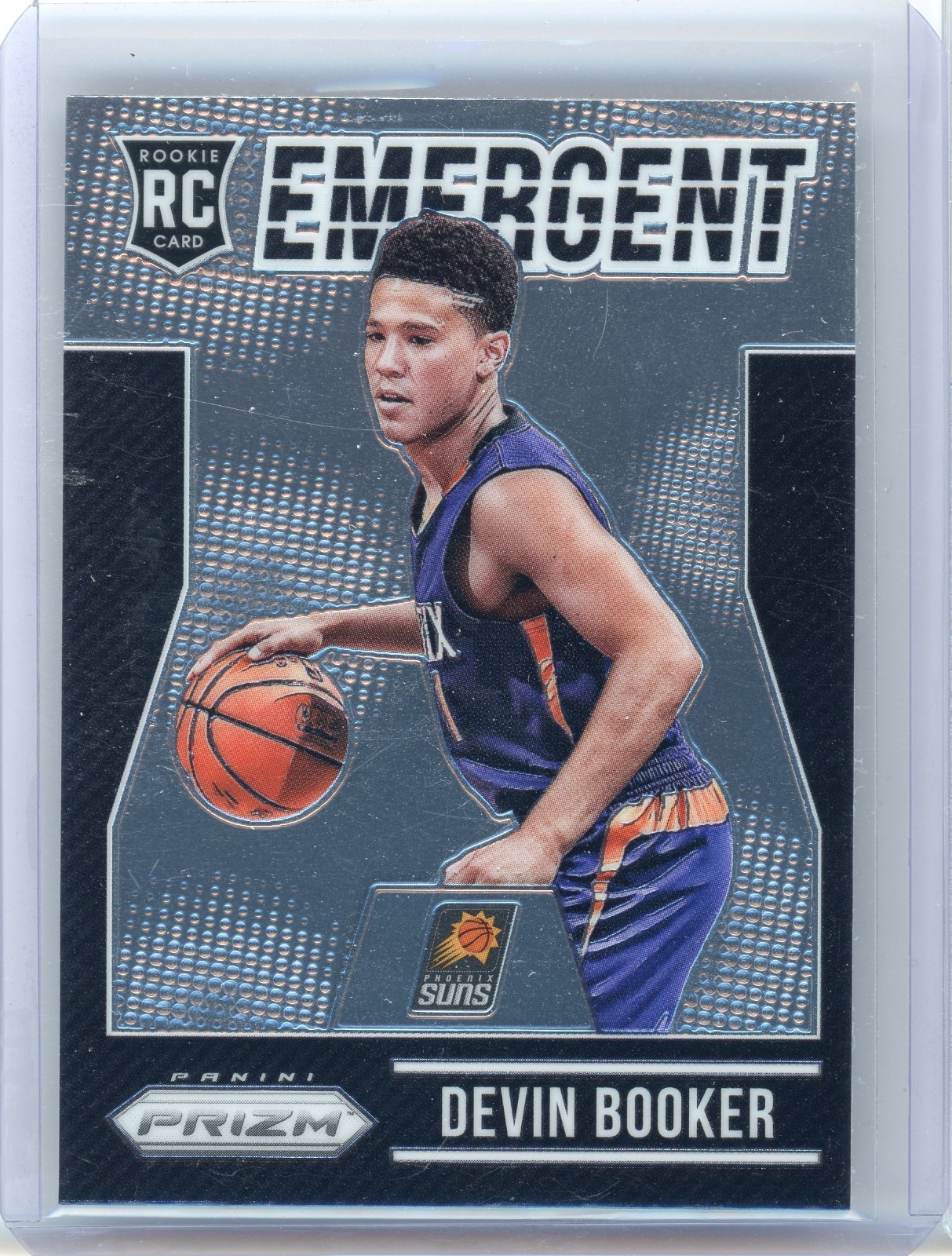 Devin Booker Basketball Cards 2015 Panini Prizm Emergent trading card — raw and PSA graded price guide