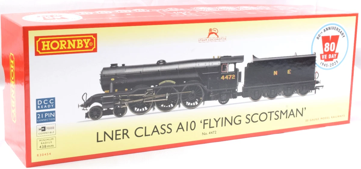 Hornby OO Flying Scotsman Steam Locomotive Model Railroad