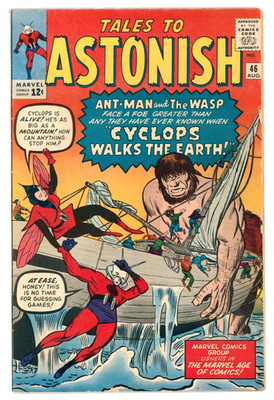 TALES TO ASTONISH #46 VG/FN 5.0 3RD WASP STEVE DITKO JACK KIRBY COMIC 1963