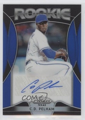 2019 Panini Prizm Rookie Blue Prizm CD Pelham #RA-CP Auto w5b