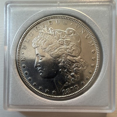 1878 Morgan Silver Dollar $1 Philadelphia 0.900 Silver Business Strike 7TF