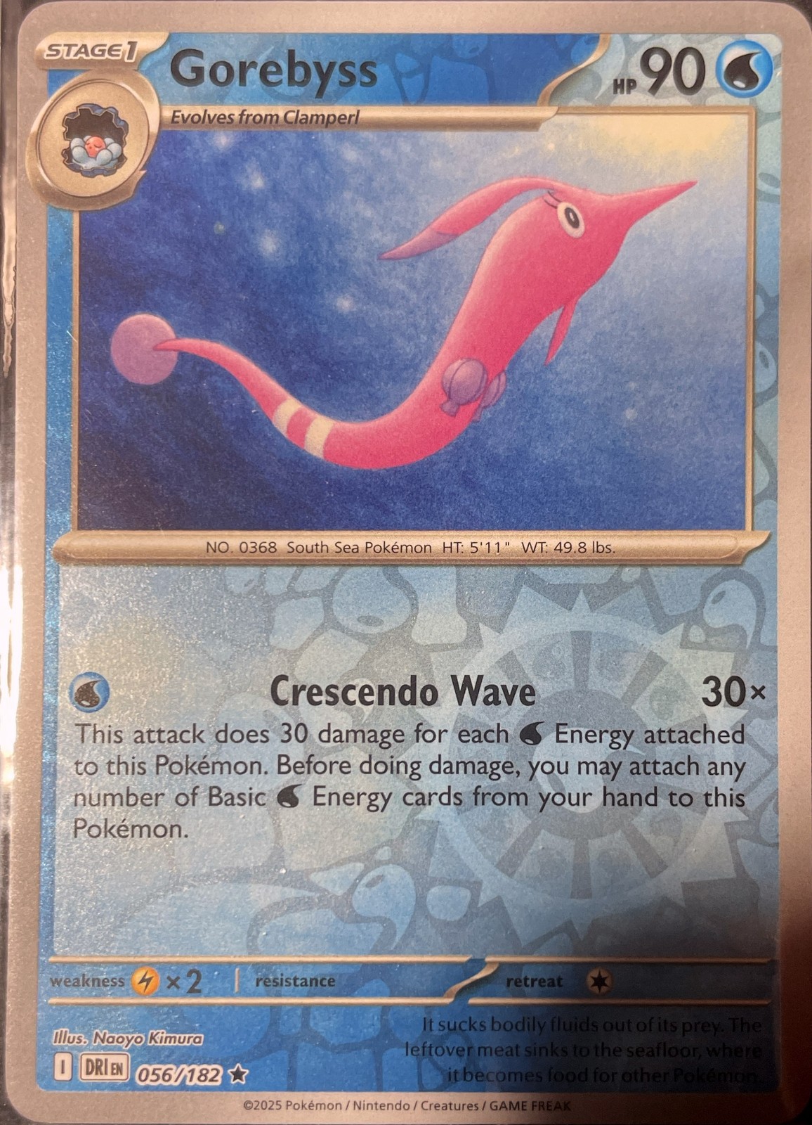 Gorebyss Rare SV10: Destined Rivals 056/182 NM