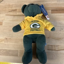 RARE NFL GREEN BAY PACKERS FOREVER BEAR with HOODIE With Tags