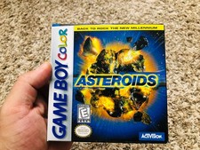 Asteroids (Nintendo Game Boy Color, 1999) Complete CIB Tested Mint Condition