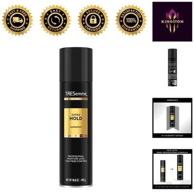 Salon-Quality Extra Hold Hairspray - 14.6 oz for 24-Hour Frizz Protection