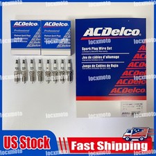 8pcs 9748hh Wires 41-962 19299585 Spark Plug For Chevrolet Gmc 4.8l 5.3l 6.0l 8pcs 9748hh Wires 41-962 19299585 Spark Plug For Chevrolet Gmc 4.8l 5.3l 6.0l