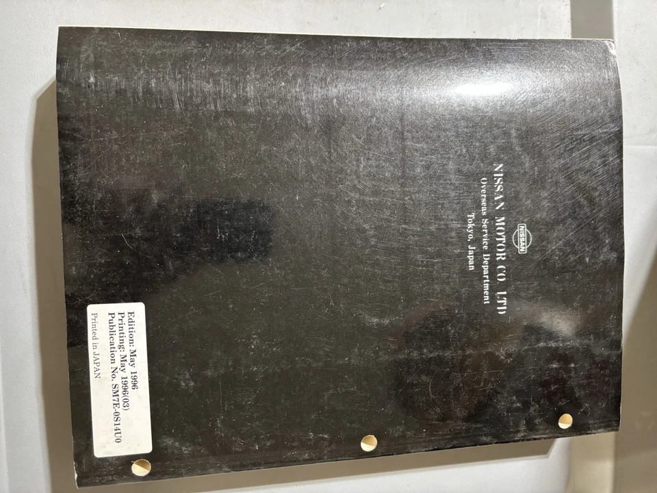Nissan 240SX 1997 manual de reparación de servicio OEM edición de fabricante de fábrica Foto 4 de 4