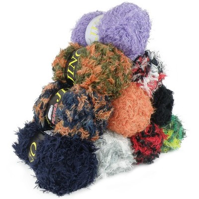 50g Strick-Garn Jino Kuschelgarn Plüschgarn by VLNIKA Farbauswahl (4,16 /100g)