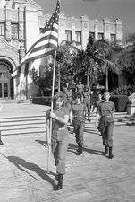Linda Blair seen filming a scene for unspecified movie front of Be- Old Photo 19