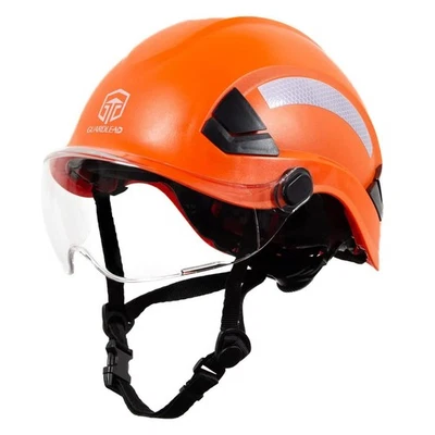 Bauhelm mit Visier und Belüftungslöcher, ANSI Z89.1 zugelassene bauhelme Erwa... - Bild 1 von 4