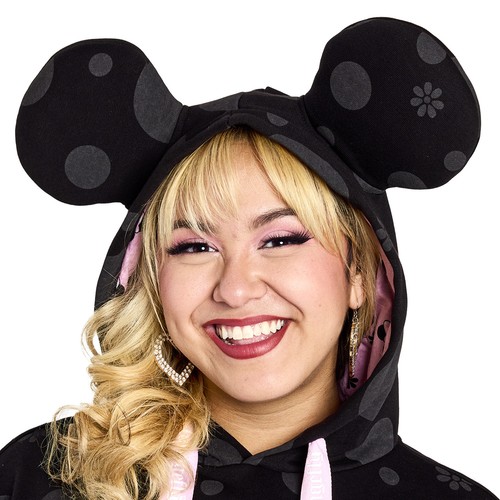 Disney Minnie Mouse Floral Rock The Dots Unisex Hoodie - Bild 8 von 9