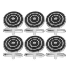 3 Pairs Tuxedo Shirt Studs for Men Men's Cuff Links French Buttons