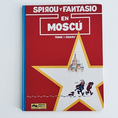 Comic Spirou y Fantasio en Moscu 1992 Ediciones Junior tapa dura en español