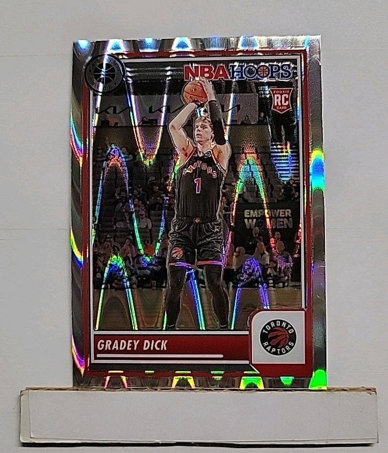 2023-24 NBA Hoops Premium Stock Gradey Dick RC #251 Seismic Prizm Rookie R1