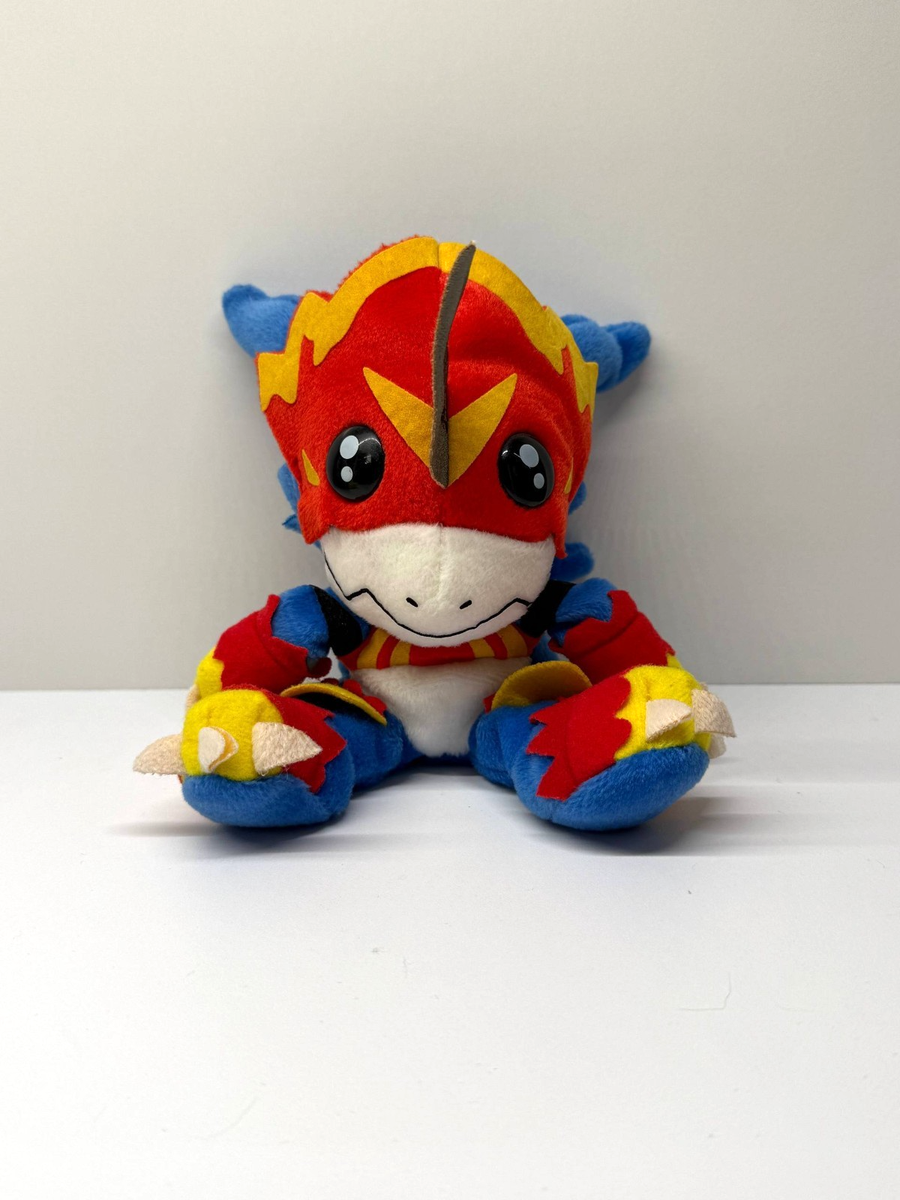 Digimon Digi-Pals Kuta Chara Flamedramon Beanie Plush 7” Bandai