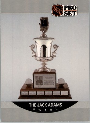 1990-91 Pro Set The Jack Adams Award #377 Winnipeg Jets