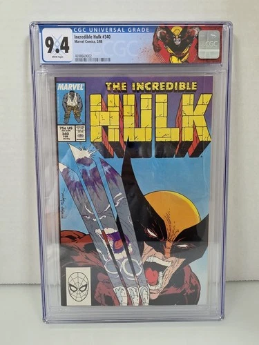 Marvel Comics Incredible Hulk #340 - CGC Grade 9.4