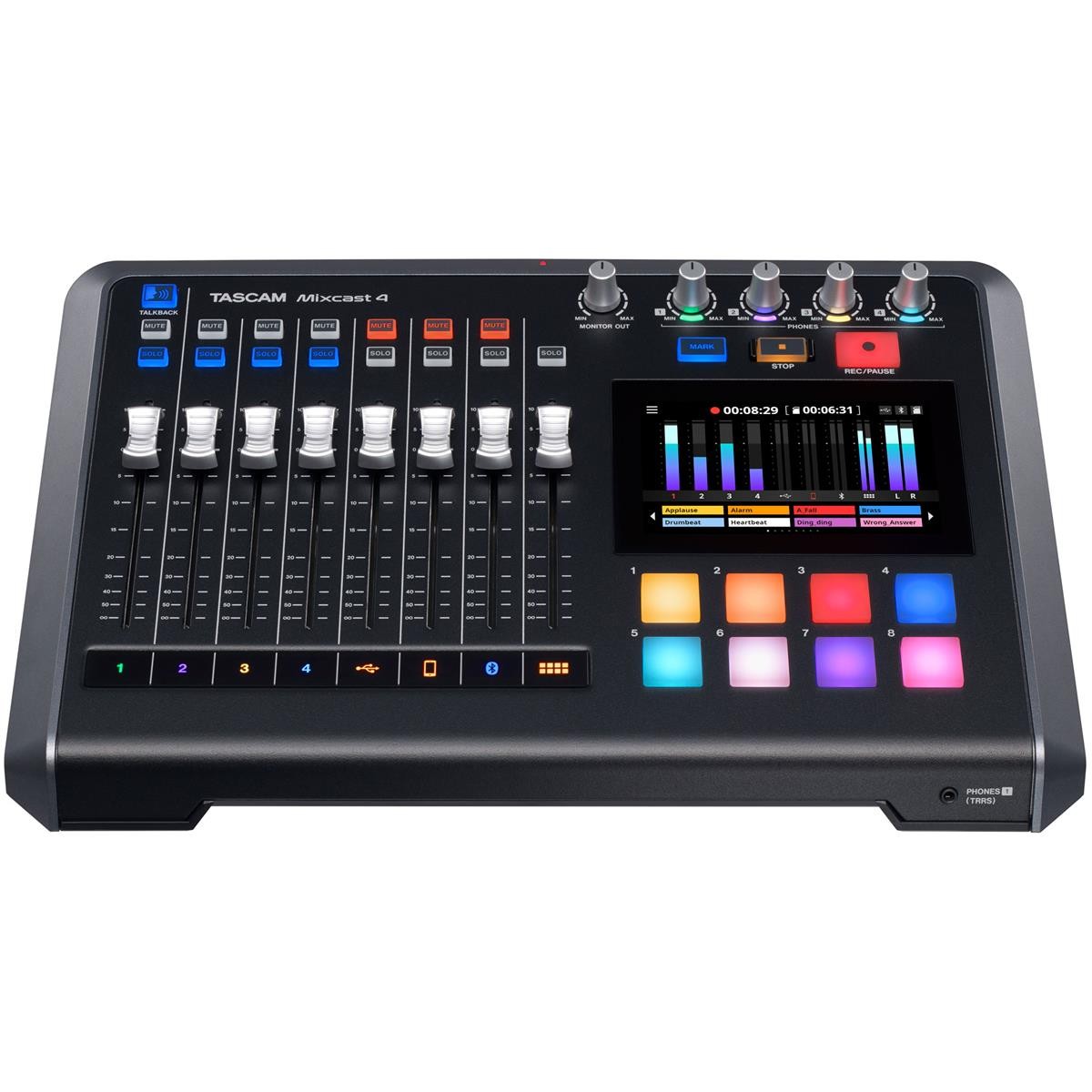 Tascam Mixcast 4 Podcast Station Bundle with 2x Microphone Cable 2x Dynamic Bro 80290₽
