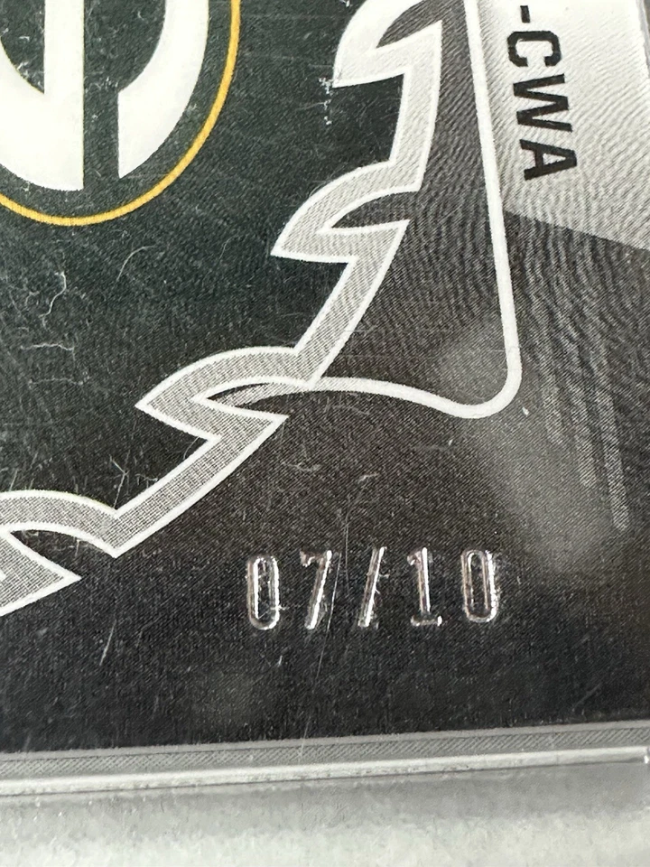 /10 Rookie - 2022 Obsidian - Unbreakable Material Christian Watson Electric Red - Image 3 of 3