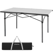 KingCamp Aluminum Folding Camp Table - Lightweight, Portable, Roll Up for Out...
