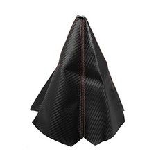 Car Shift Boot Cover Universal Gear Shift Knob Boot Dust Cover PVC PU Black Red