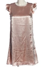 FLAME Kurzarmkleid Damen Kleid Gr. DE 36 nude Casual-Look
