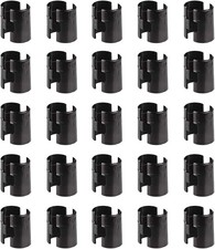 Wire Shelf Clips for 3/4" Post, Wire Shelving Shelf Lock Clips 25 Pairs 50 Piec