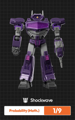 Blokees Transformers Galaxy Version 07 ONE Mini Model Shockwave 1/9