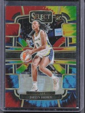 2024 Panini Select WNBA #4 Jaelyn Brown Prizms Tie-Dye #/25