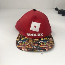 Roblox Youth Embroidered SnapBack Red Baseball Hat Cap / Kids / Video Games