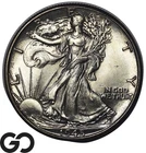 1945 Walking Liberty Half Dollar, Flashy Gem BU++