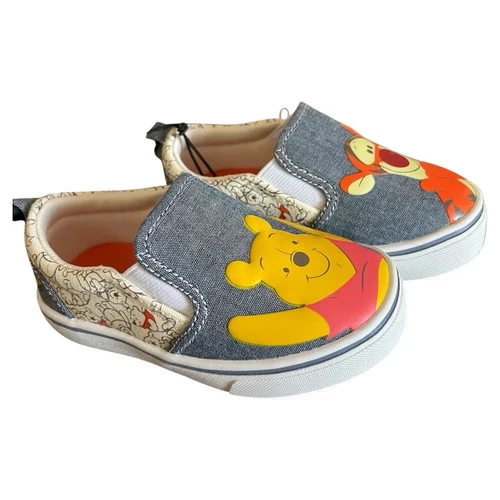 Disney Baby Winnie the Pooh Classic Baby Toddler Slip-on Shoes Size 5 New - Picture 5 of 24
