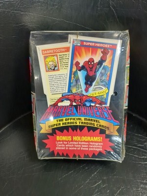 marvel impel 1990 booster box *MINT* Universe Super Hero Trading Cards Series 2 Set *RARE* Discover Mirage Lenticular Cards. 1990 Impel Marvel Universe Series