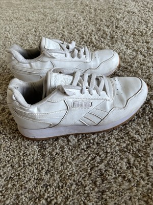 Reebok Classic Walking Shoes #212001 White Leather Women's Sz 8.5 | eBay