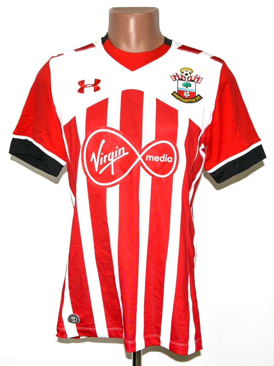SOUTHAMPTON 2016/2017 HOME FOOTBALL SHIRT SIZE M ADULT UNDER
