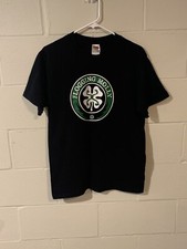 Vtg Y2K Flogging Molly Original Clover Logo Irish Punk Band Men's T-Shirt Medium