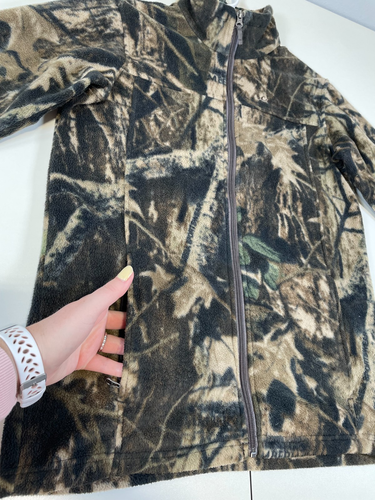 Columbia Boys Full Zip Camo Fleece Jacket Size XL Casual - Picture 4 of 9
