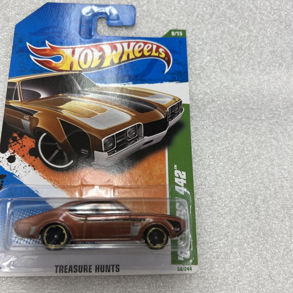 2011 Hot Wheels Treasure Hunts '68 OLDS 442 Limited Edition #8/15